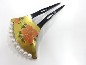 アンティーク　蒔絵　簪